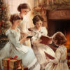 Christmas morning - Affiche A4 – Image 3