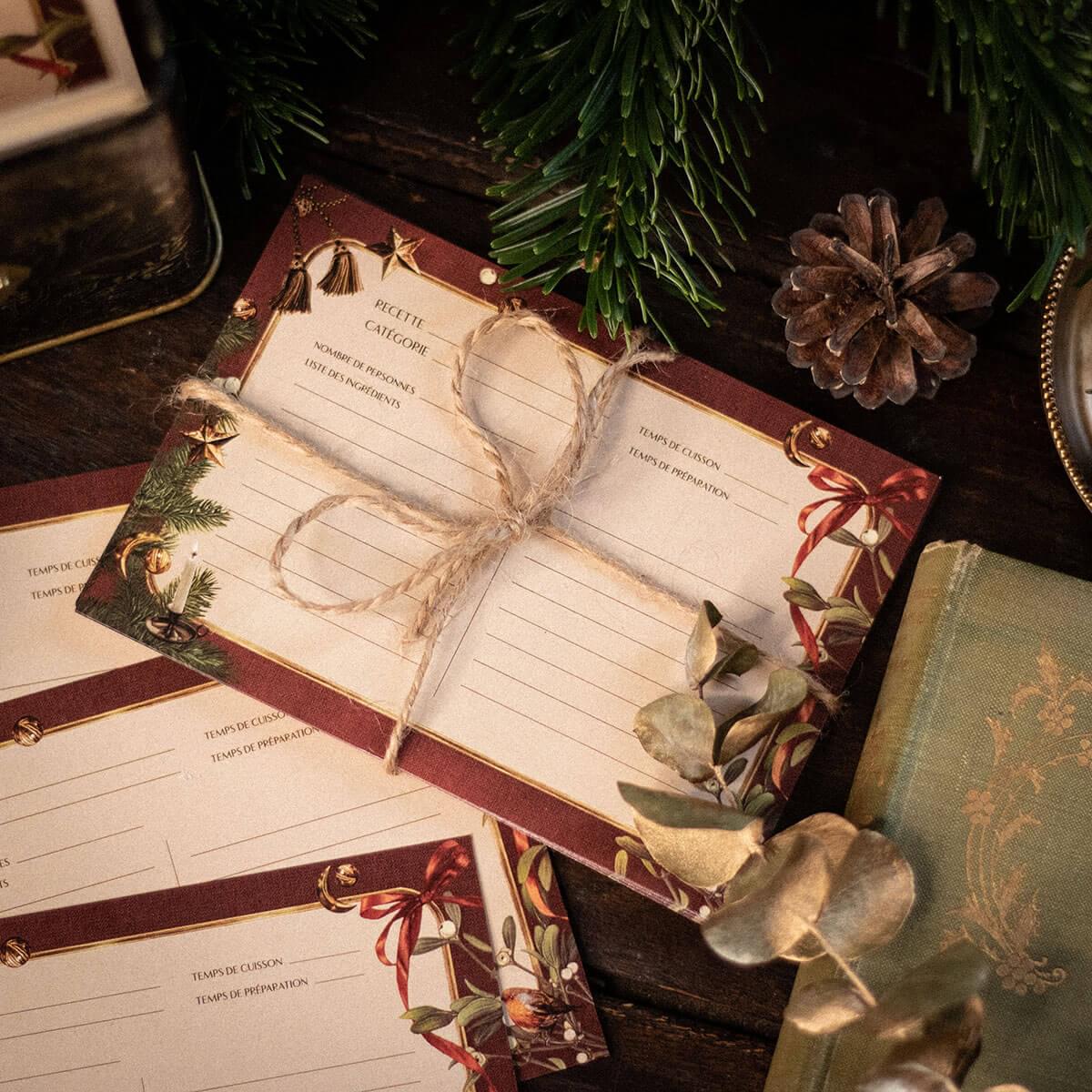 Lot de 10 cartes recette "Charles Dickens"