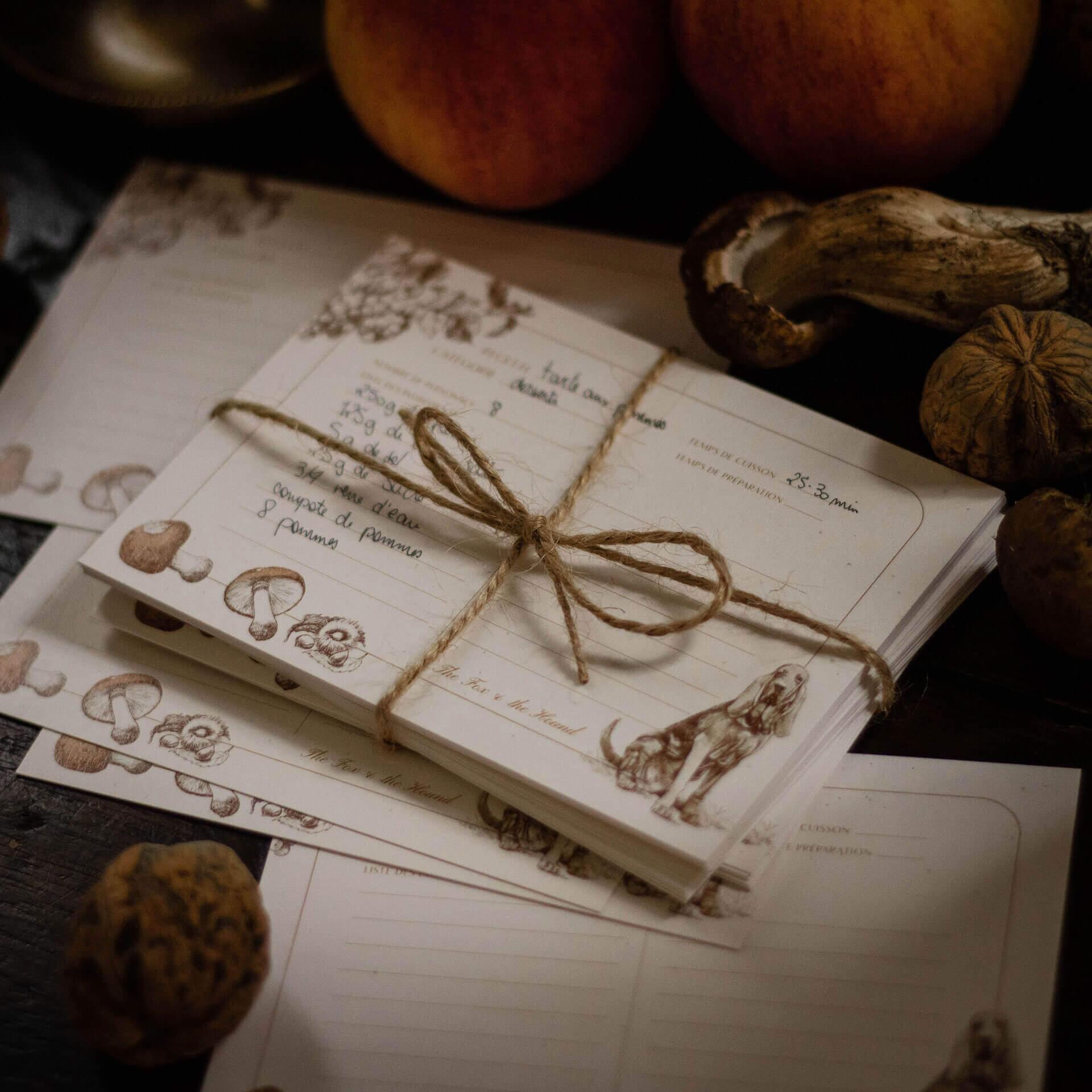 Lot de 10 cartes recette "The Fox & The Hound"