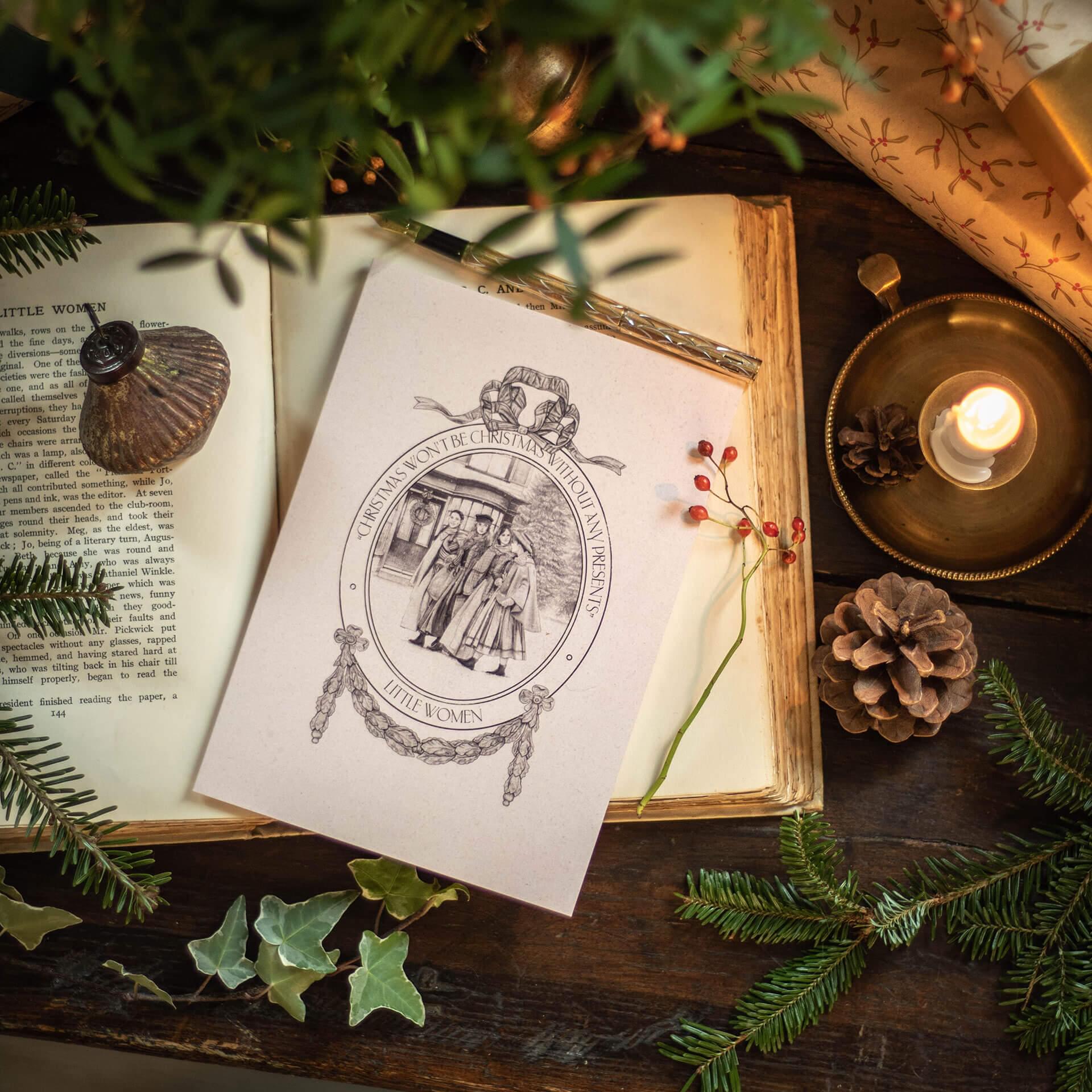 Carte de vœux "Little Women"