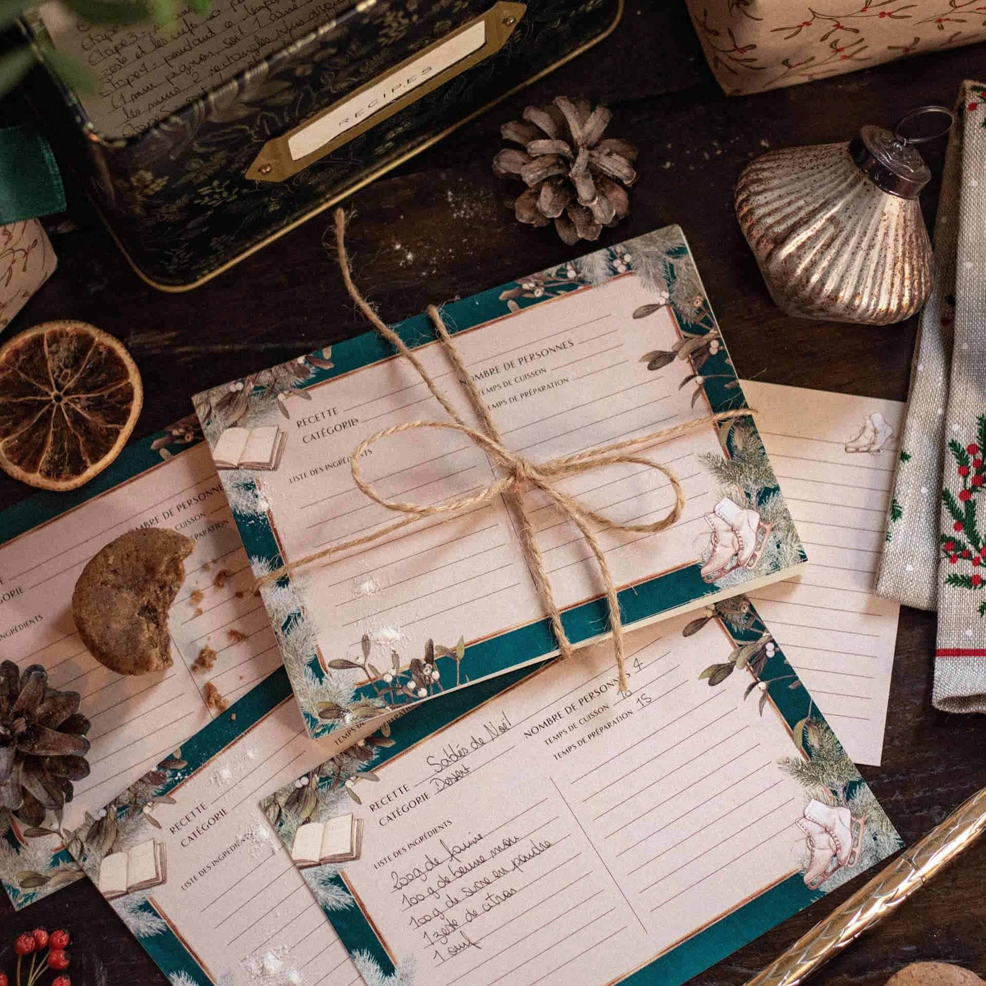 Lot de 10 cartes recette "Little Women"