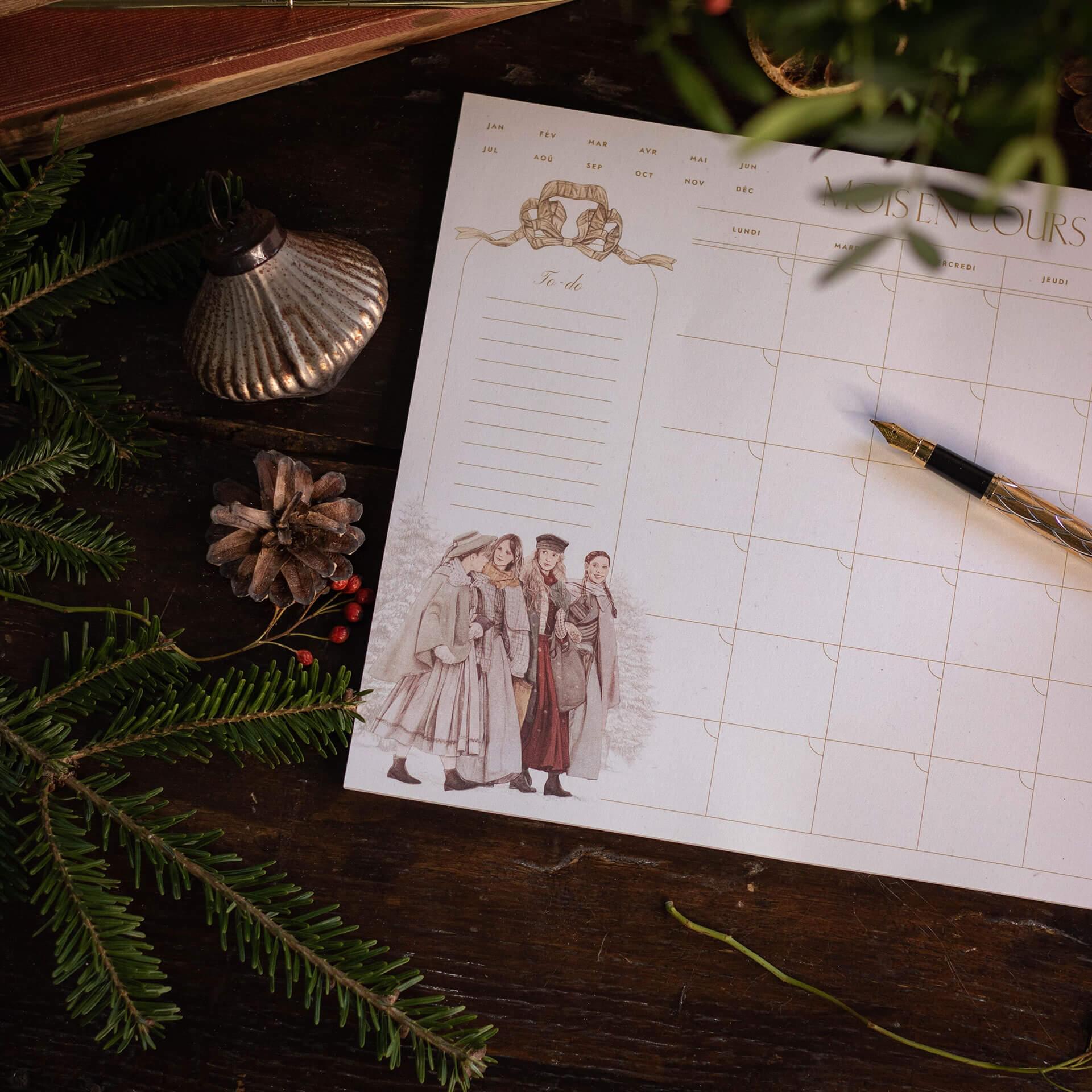 Planning mensuel - Little Women