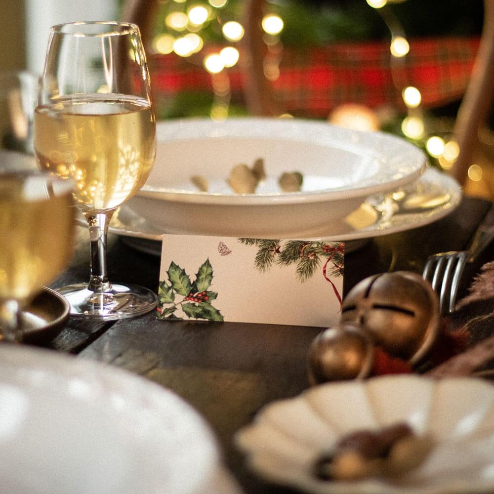 Lot de 5 marque-places "Charles Dickens"