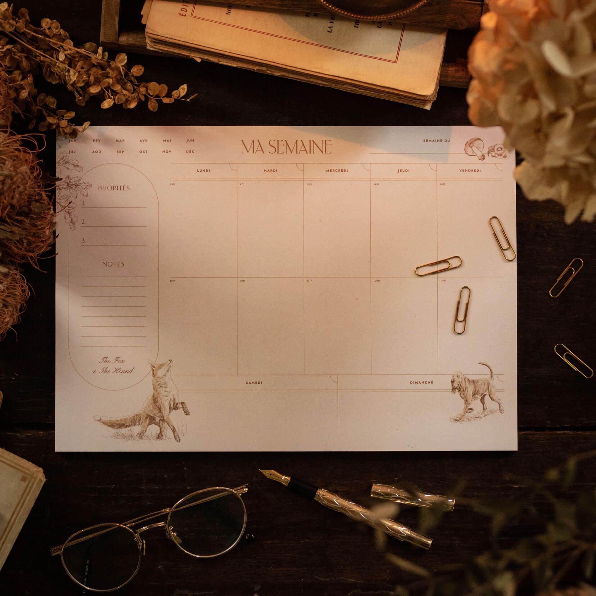 Semainier - The Fox & The Hound