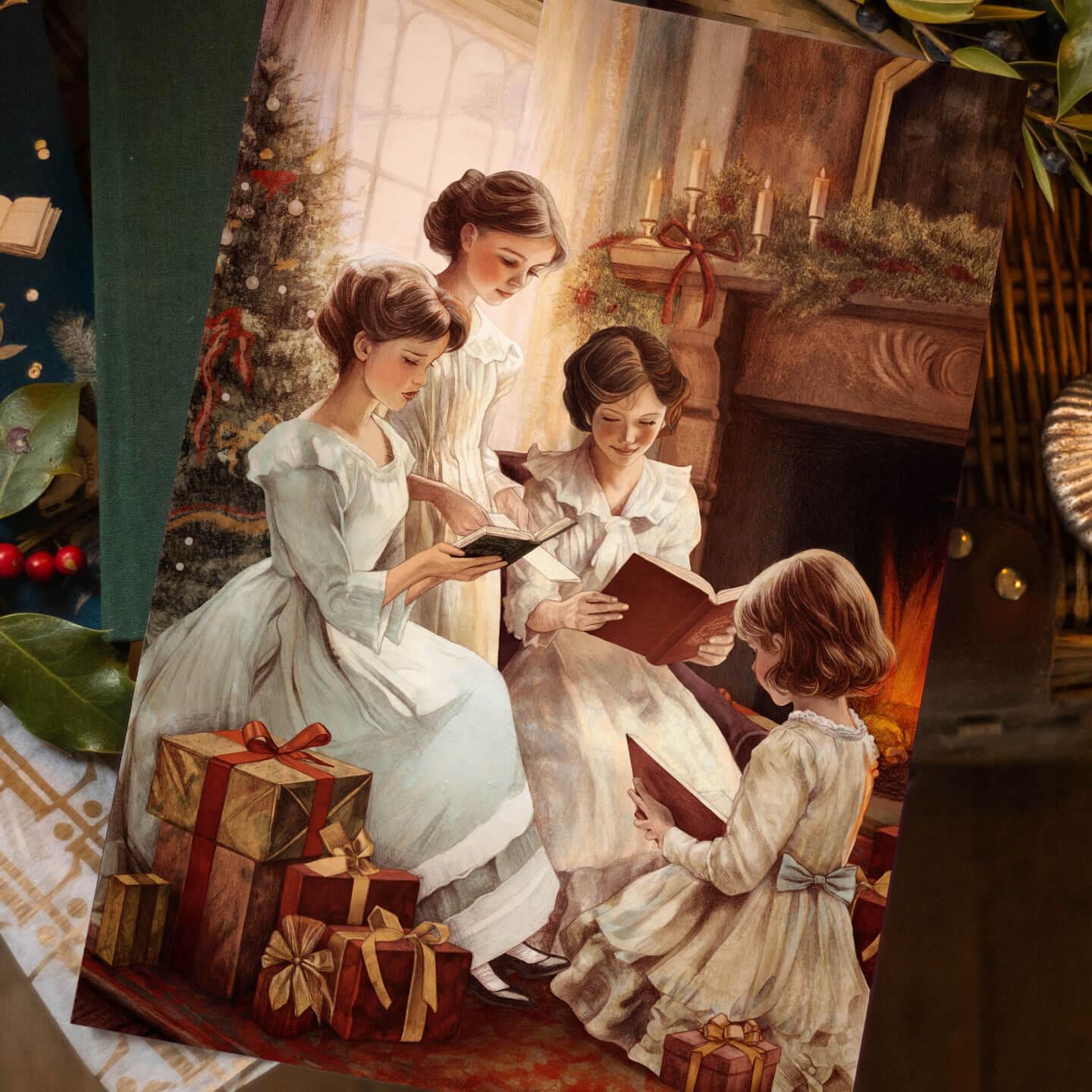 Christmas morning - Tirage d'art