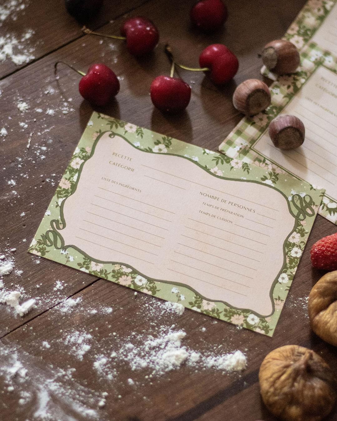 Lot de 10 cartes recette "églantines" Heïdi – Image 6